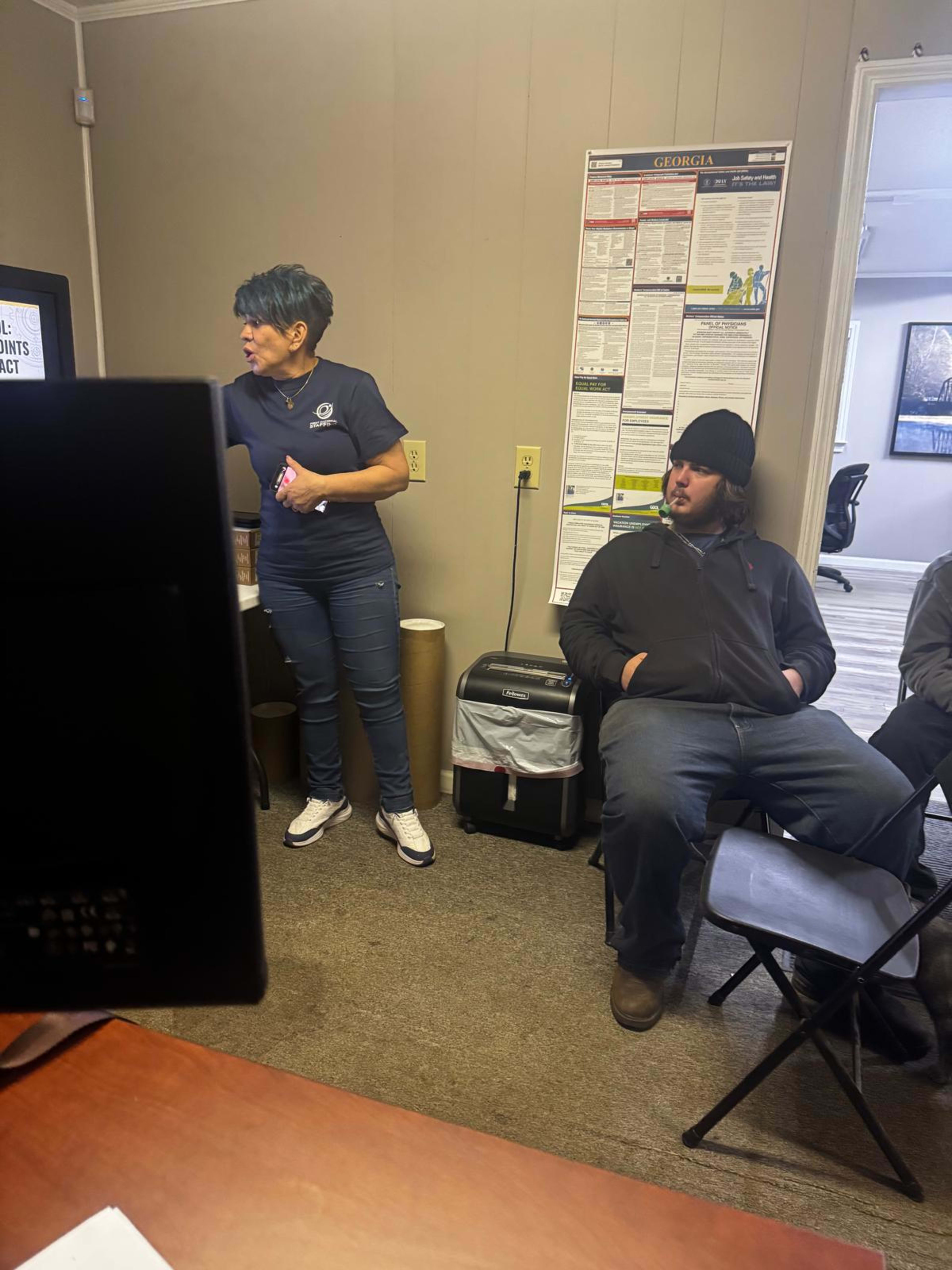 FNSG associates participating in safety training in Toccoa