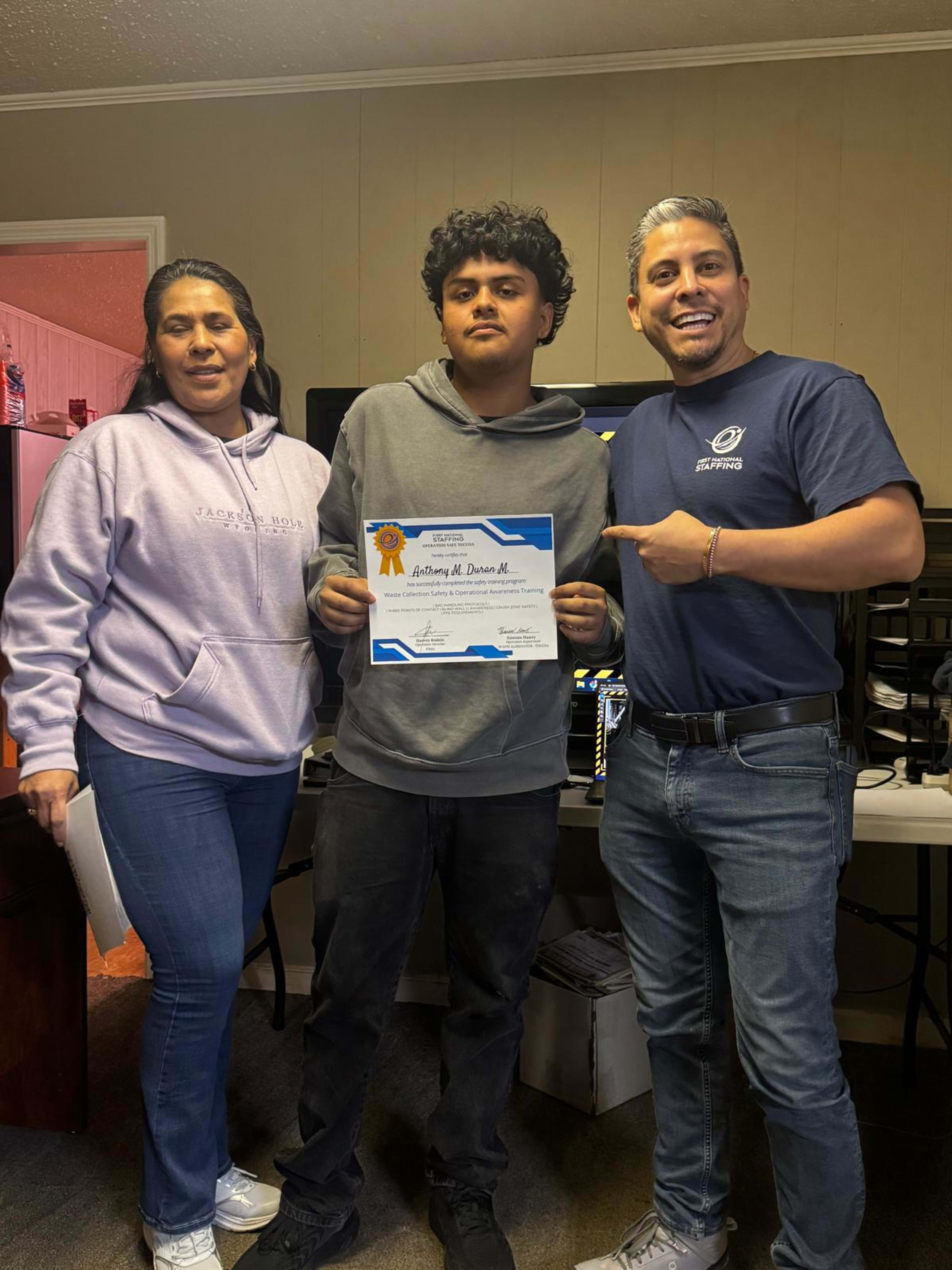 FNSG associates participating in safety training in Toccoa