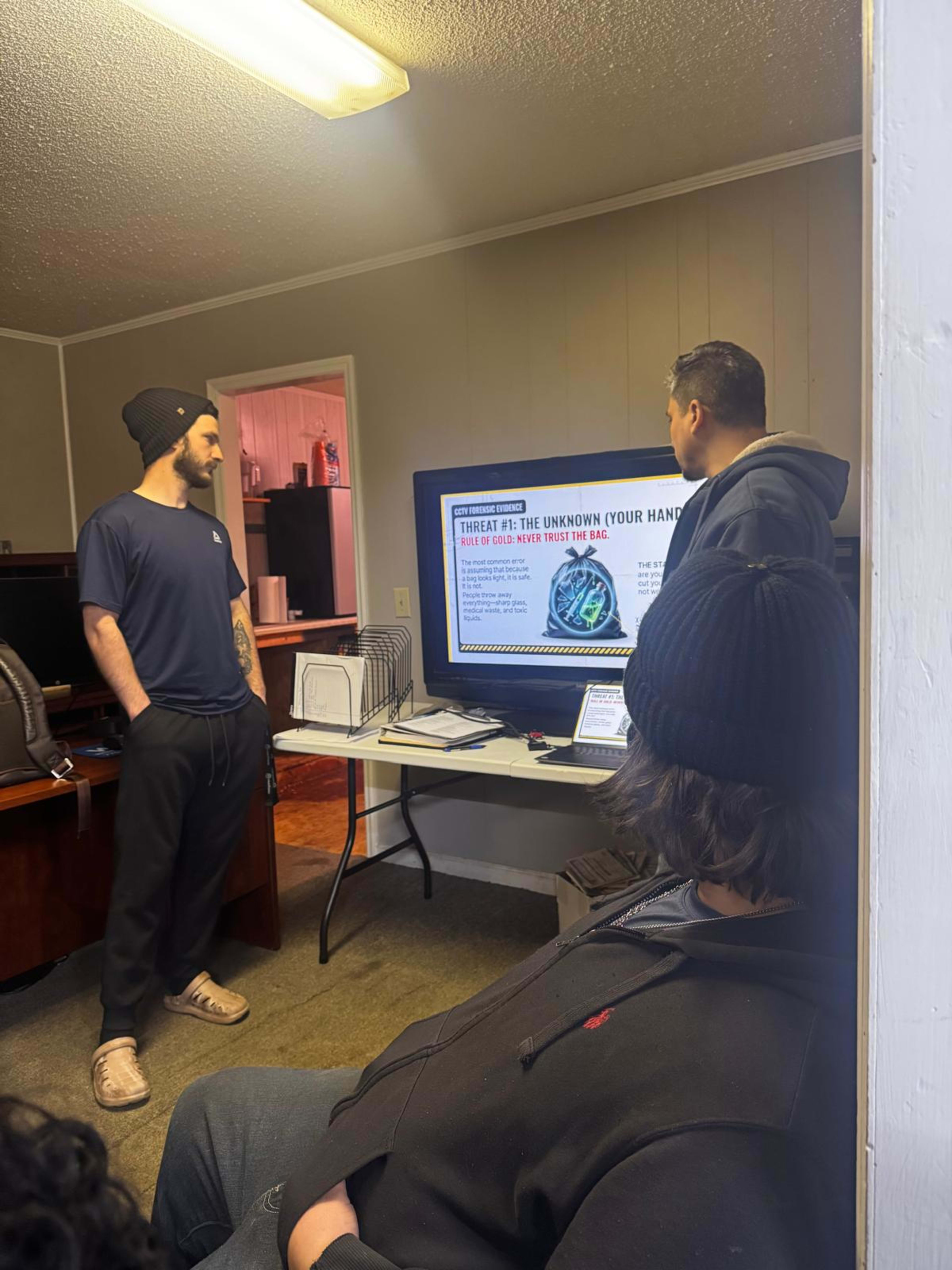 FNSG associates participating in safety training in Toccoa