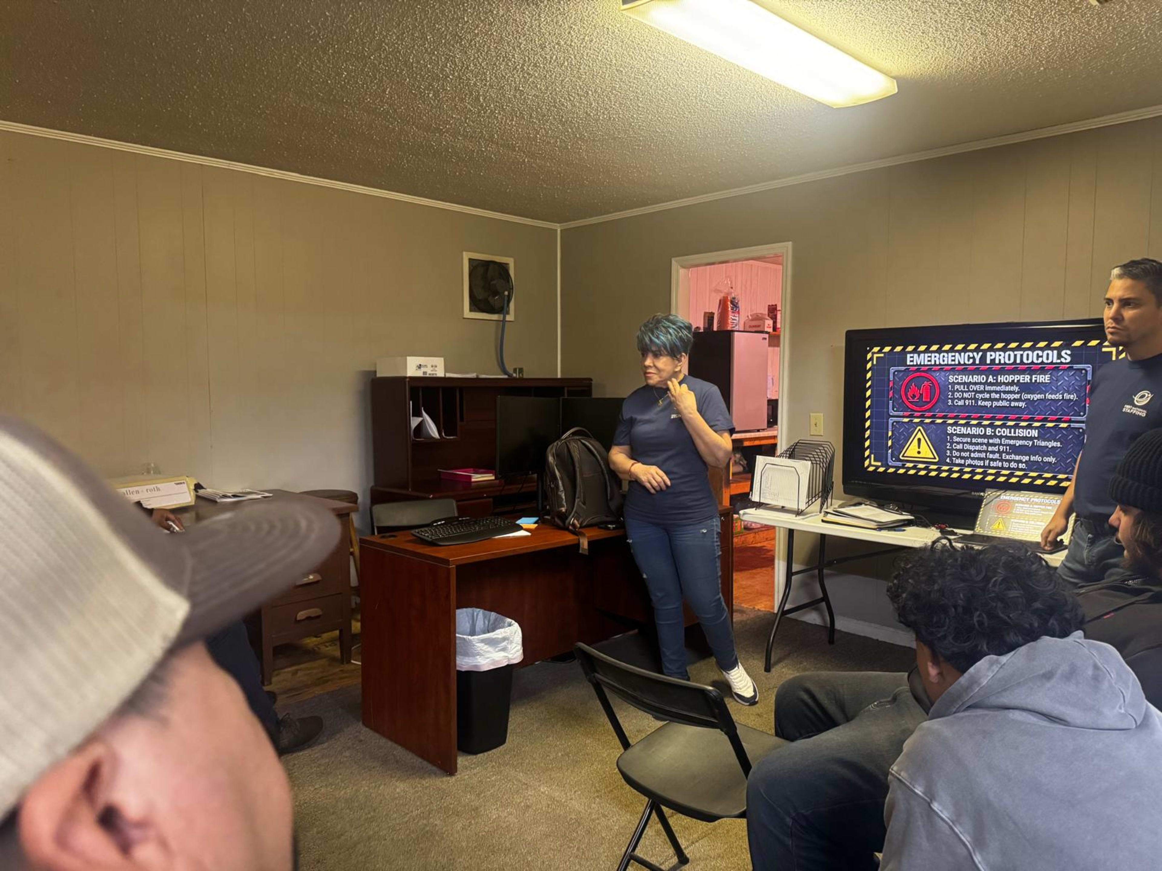 FNSG associates participating in safety training in Toccoa