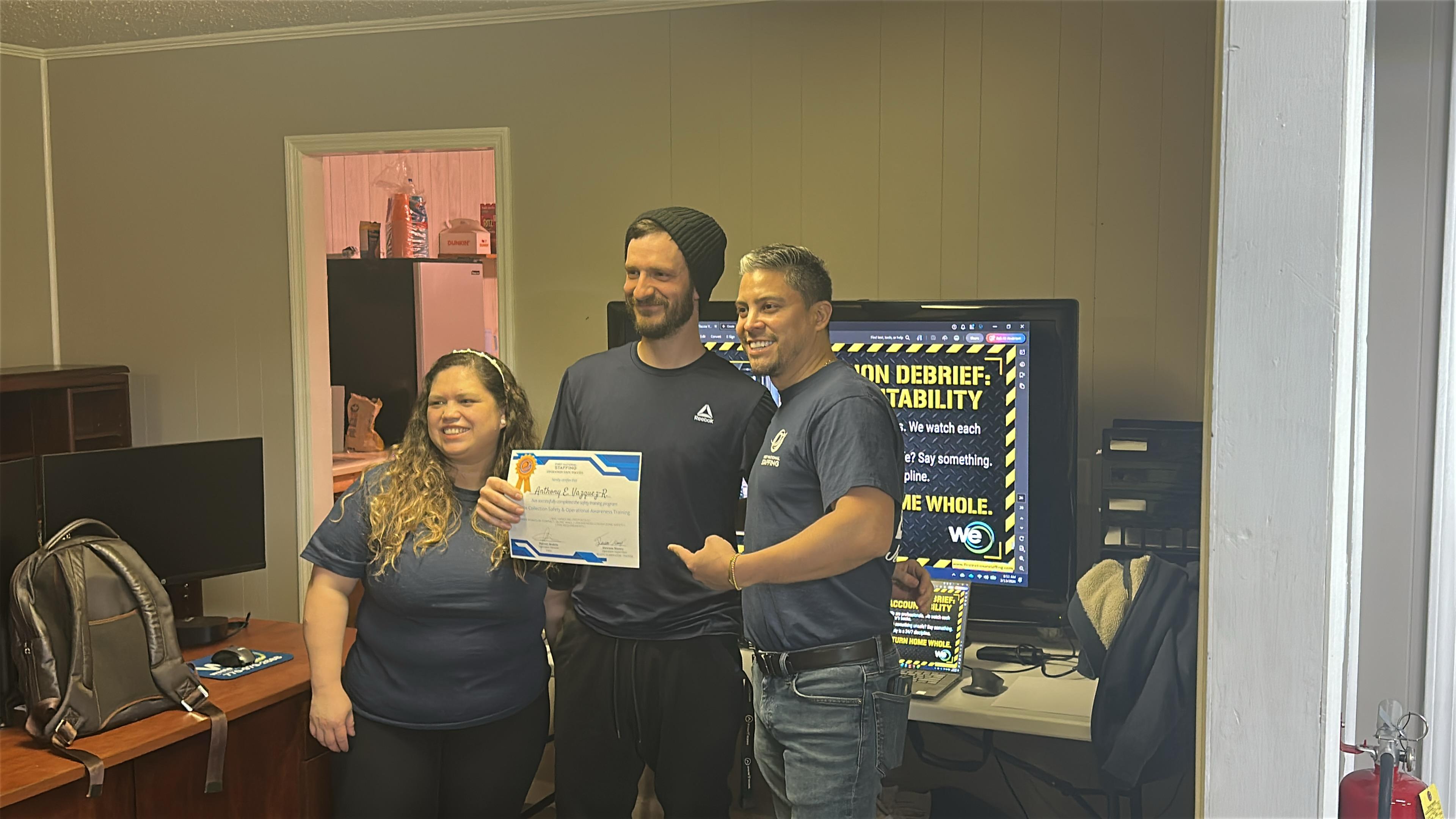 FNSG associates participating in safety training in Toccoa