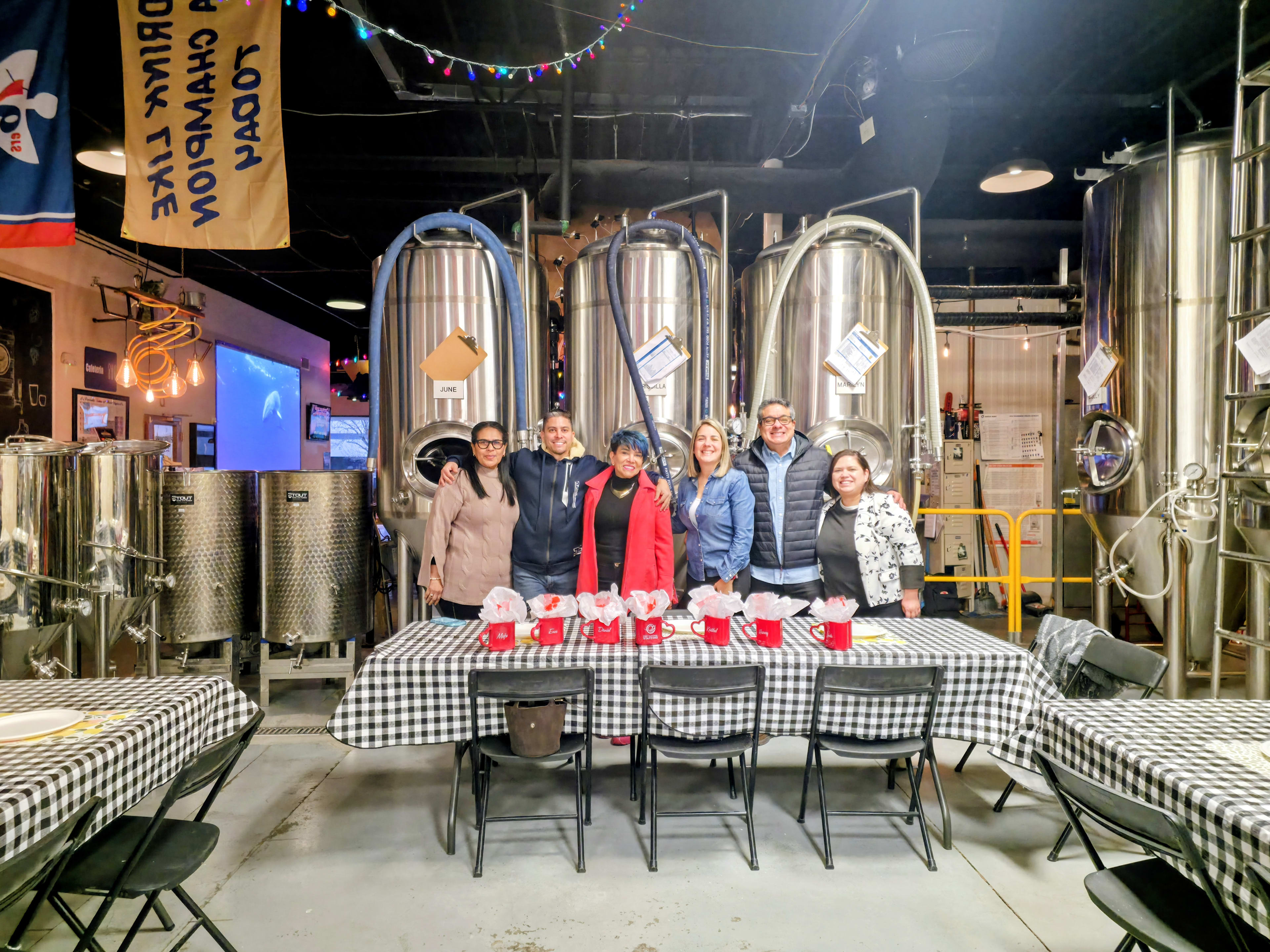 FNSG all team gathered for Rolling n Bonding team building event at School Chef Academy