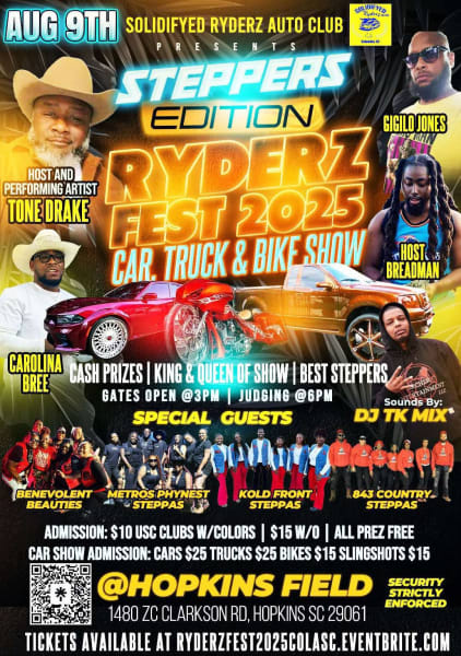 Ryderz Fest 2025 Car, Truck & Bike Show