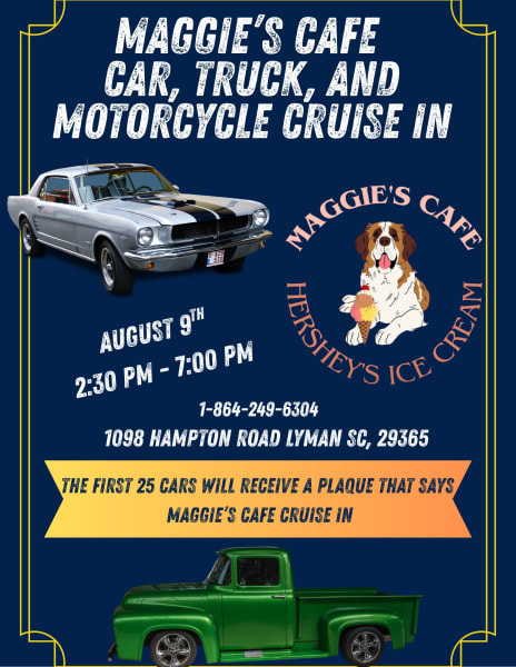Maggie's Cafe Car, Truck, And Motorcycle Cruise In