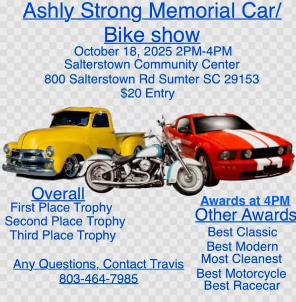 Ashly Strong Memorial Car/Bike Show