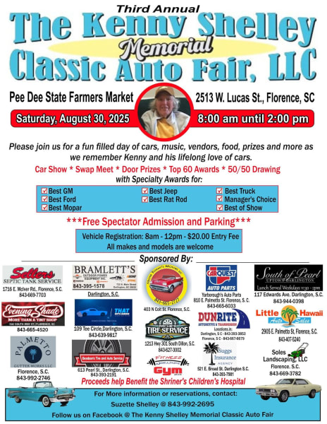 The Kenny Shelley Memorial Classic Auto Fair