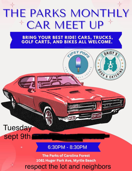 The Parks Monthly Car Meet Up