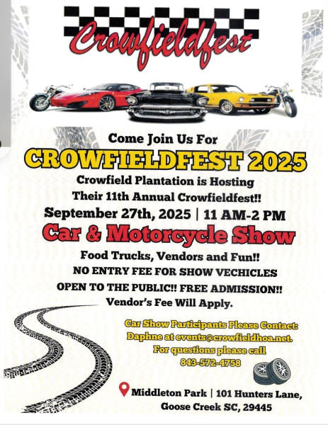 Crowfieldfest 2025 Car & Motorcycle Show
