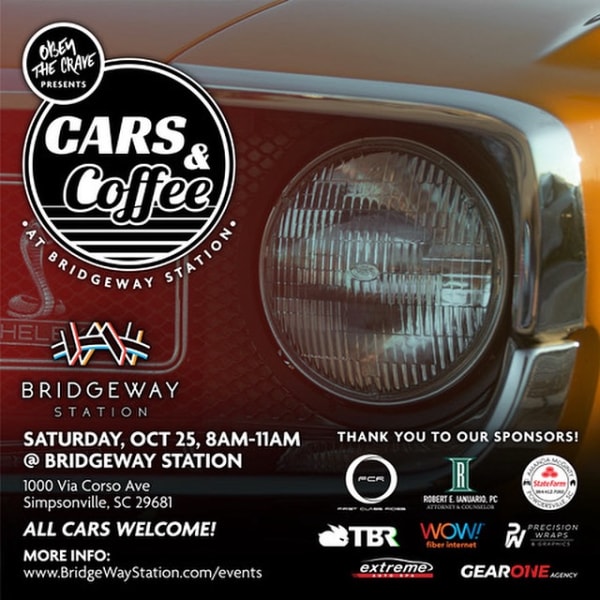 Cars & Coffee at Bridgeway Station