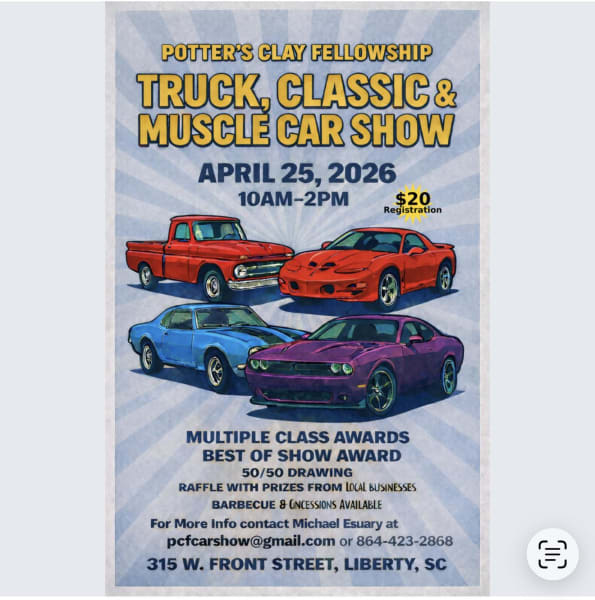Potter's Clay Fellowship Truck, Classic & Muscle Car Show