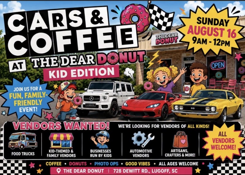 Cars and Coffee Kids Edition at The Dear Donut