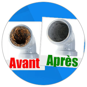 Hydrocurage 100£% écologique à base d'eau sous haute pression sans ajout de produits nocifs