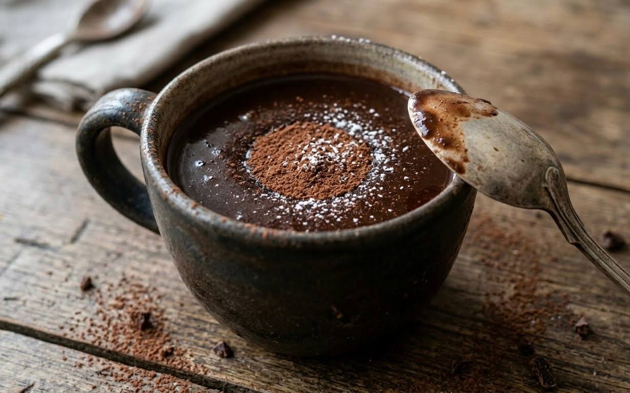 Taza de chocolate exprés