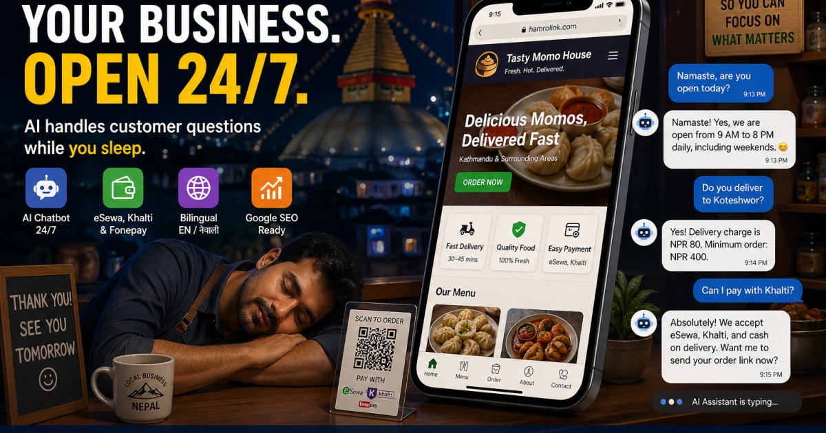 AI Website Builder Nepal