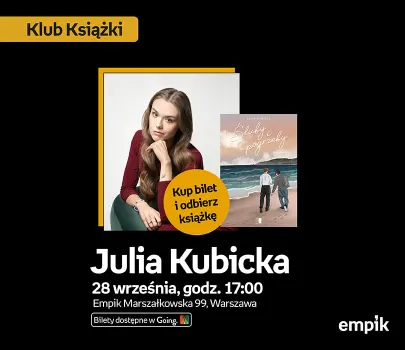 Julia Kubicka w Klubie Książki | książki „Śluby i pogrzeby”