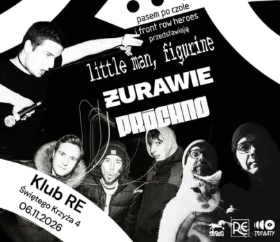 Żurawie + little man, figurine + Próchno