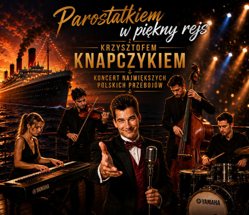 Parostatkiem w piękny rejs z Krzysztofem Knapczykiem