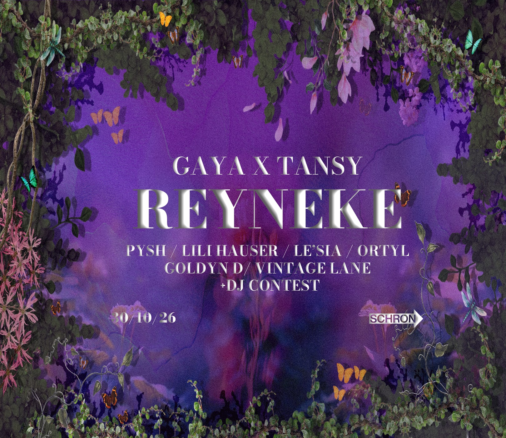 GAYA x TANSY: REYNEKE, PYSH, LILI HAUSER, LE’SIA, ORTYL, VINTAGE LANE, GOLDYN D, OPEN DECKS