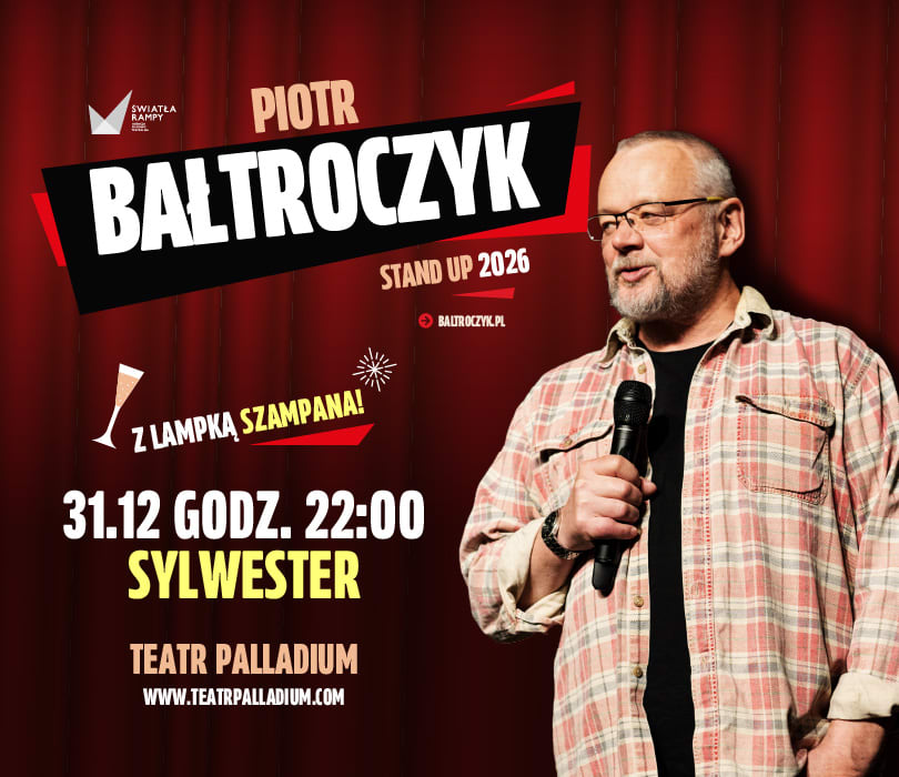 Plakat wydarzenia: Piotr Bałtroczyk Stand-up