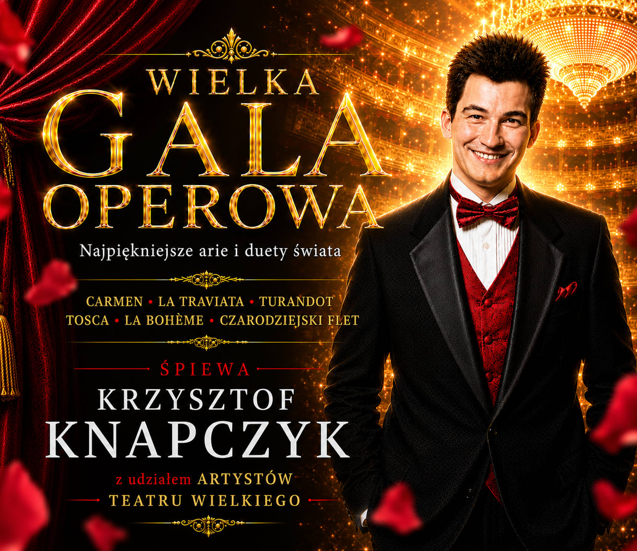 Plakat wydarzenia: Wielka Gala Operowa: Carmen, La Traviata, Turandot