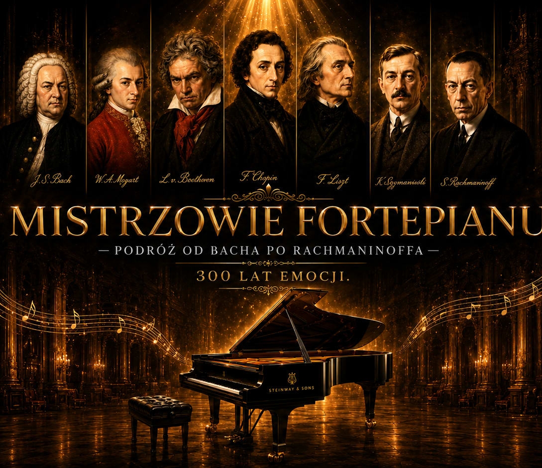 Plakat wydarzenia: Mistrzowie Fortepianu - 300 Lat Muzyki
