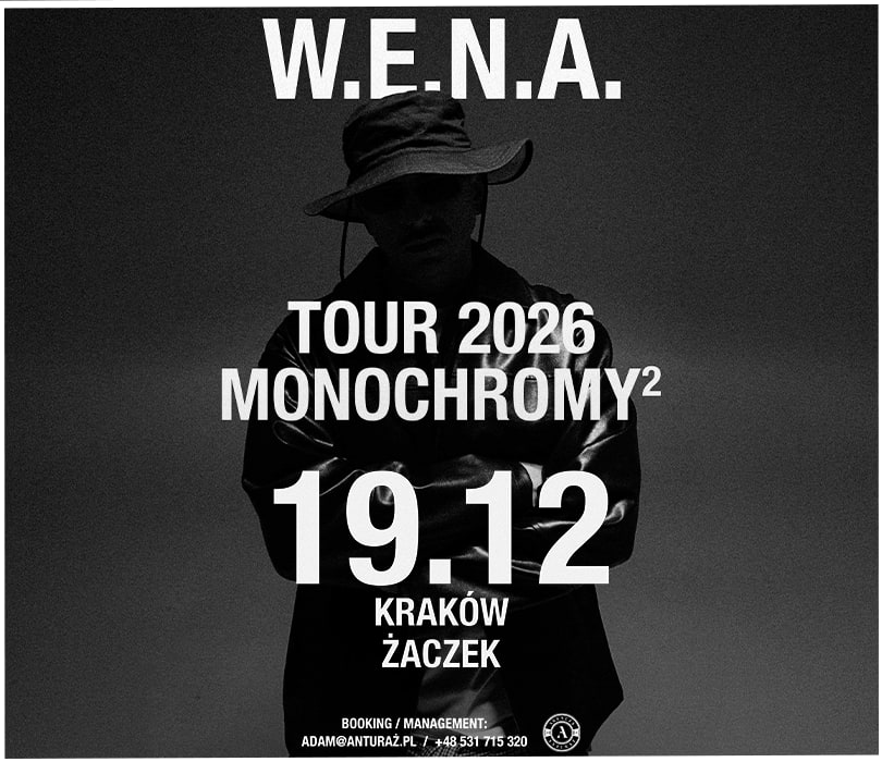 Plakat wydarzenia: WENA MONOCHROMY 2 TOUR | Kraków