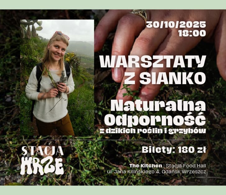 Naturalna odporność z dzikich roślin i grzybów | warsztaty z Sianko w The Kitchen