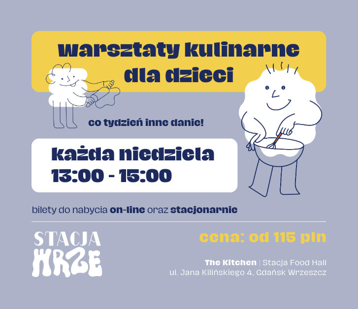 Plakat wydarzenia: Warsztaty kulinarne dla dzieci | 20.12 | Rogaliki z czekoladą – mała cukiernia