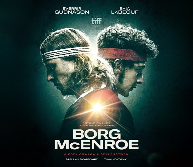 Plakat wydarzenia: Borg/McEnroe. Między odwagą a szaleństwem | Kraków Sport Film Fest