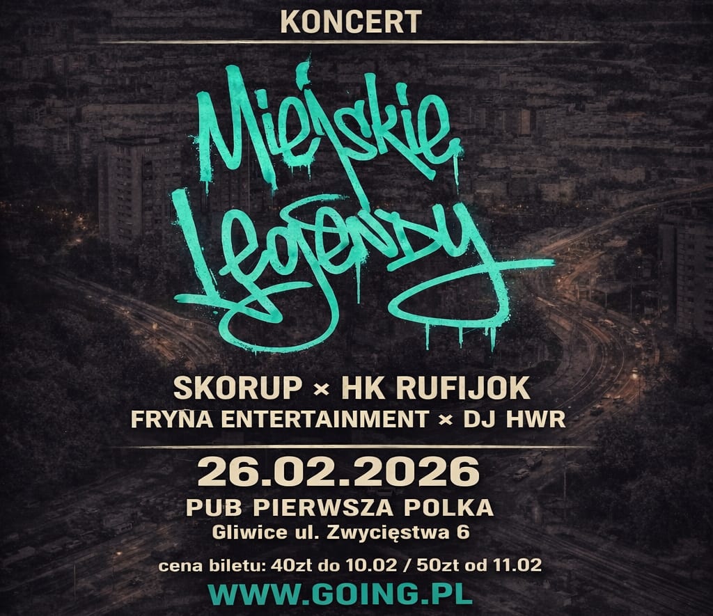 Koncert Miejskie Legendy (Skorup/HK Rufijok/Fryna Entertainmet/DJ HWR)