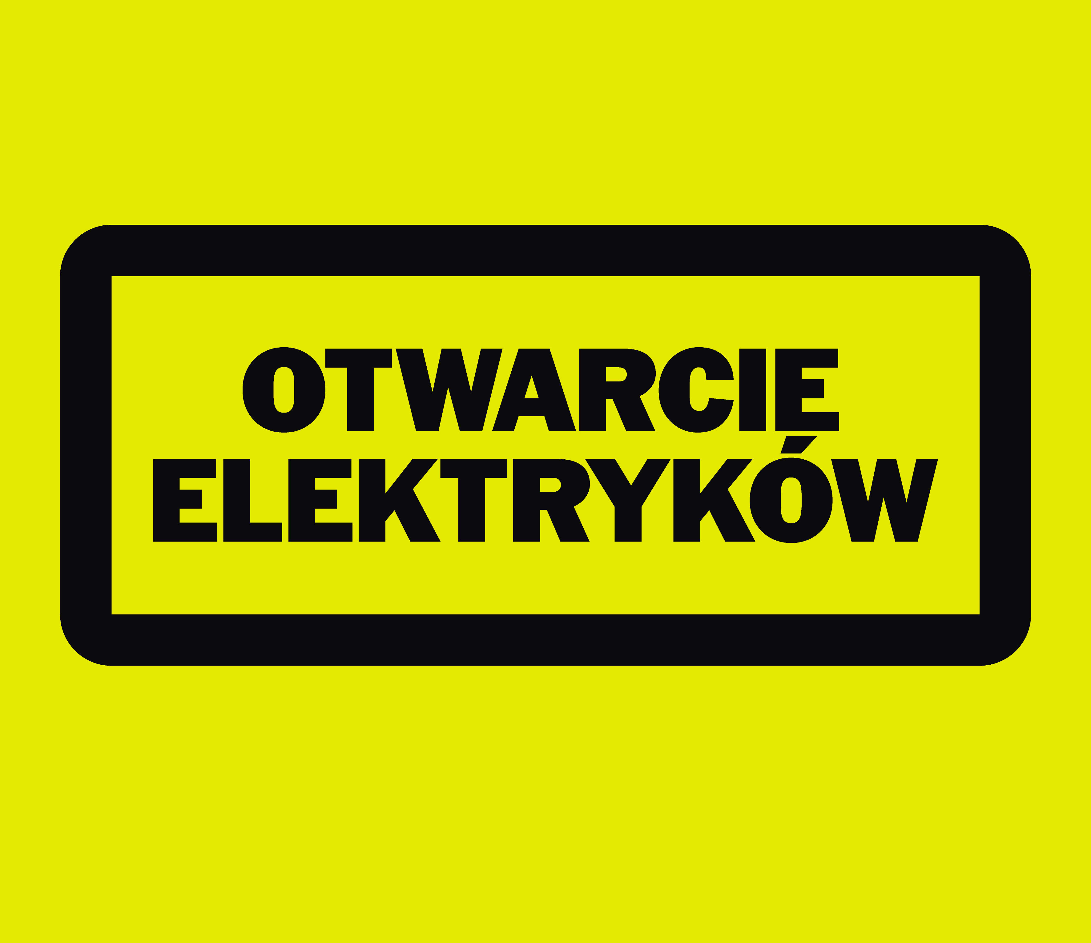 OTWARCIE ELEKTRYKÓW: POD NAPIĘCIEM