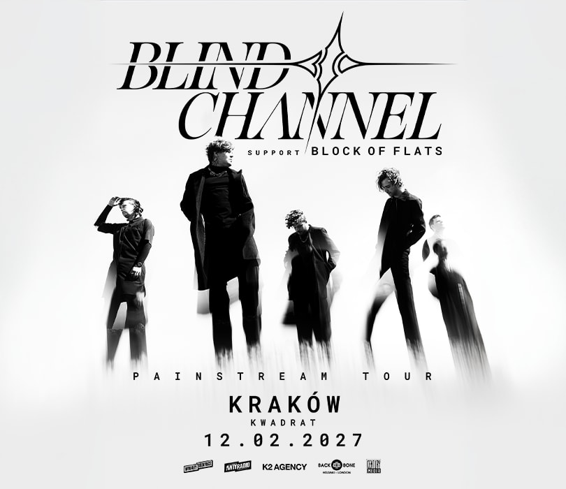 Plakat wydarzenia: BLIND CHANNEL | Kraków