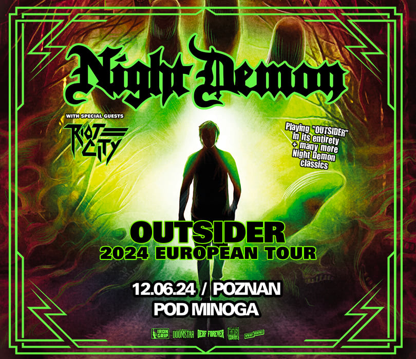 Going. | Night Demon + Riot City | Poznań - Klub Pod Minogą