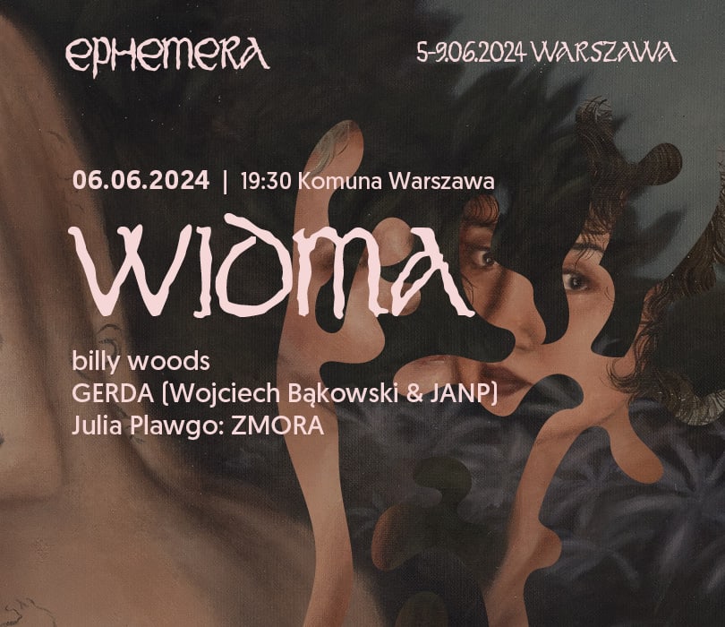 Going. | Ephemera 2024: WIDMA - billy woods / GERDA - Komuna Warszawa