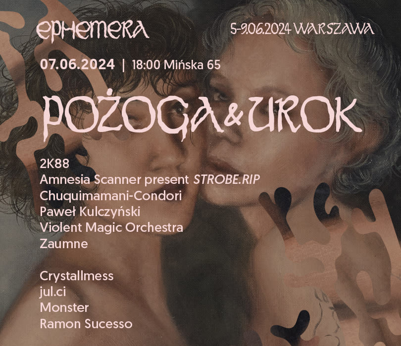 Going. | Ephemera 2024: POŻOGA & UROK - Amnesia Scanner / 2K88 / Chuquimamani-Condori / Crystallmess / Ramon Sucesso + inne - Mińska 65