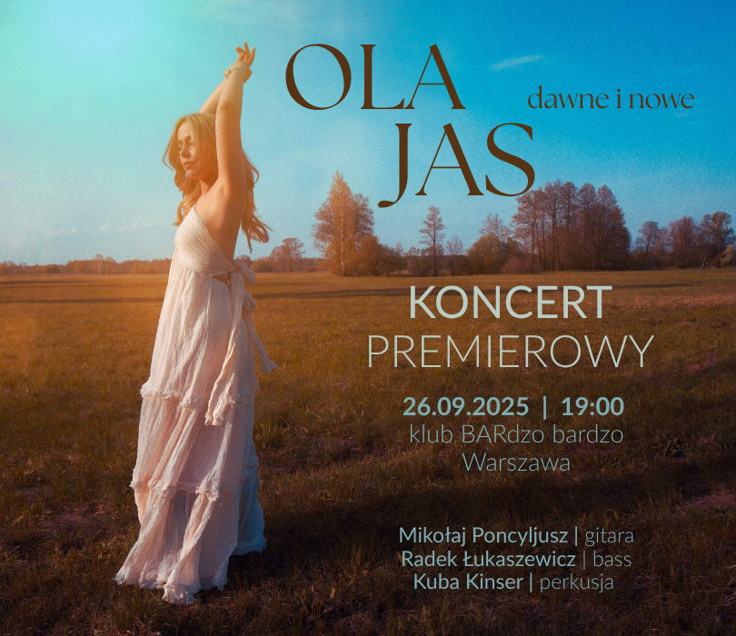 Going. | OLA JAS | koncert premierowy albumu Dawne i Nowe - BARdzo bardzo