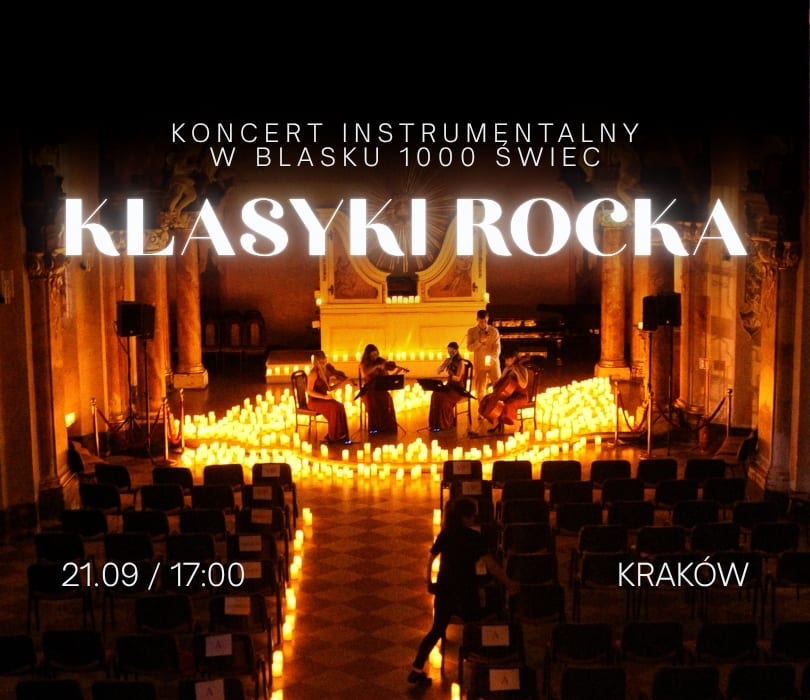 Going. | Koncerty przy świecach – Klasyki Rocka - Akademia Muzyczna w Krakowie - Aula Florianka