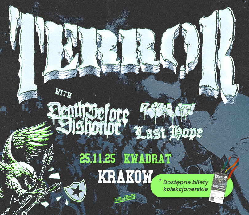 Going. | TERROR - ONLY THE HARD EUROPEAN TOUR 2025 | Kraków - Klub Kwadrat