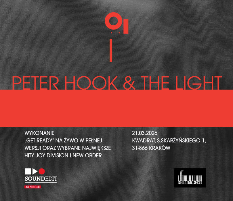 Going. | Peter Hook & The Light - Klub Kwadrat