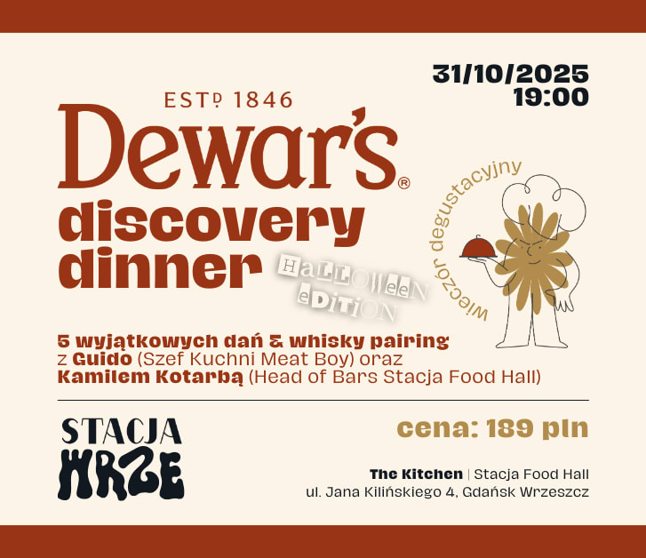 Going. | Dewar's DISCOVERY DINNER - Halloween edition - The Kitchen | Stacja Food Hall