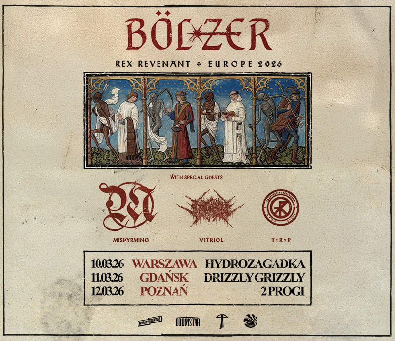 Going. | BOLZER + Misthyrming + Vitriol + Trepaneringsritualen - Klub Hydrozagadka