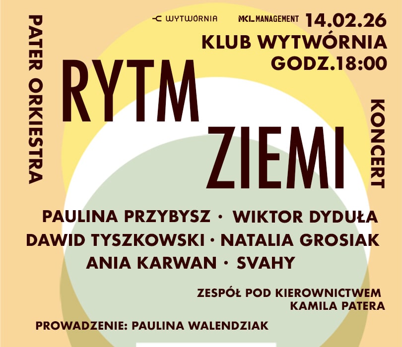 Going. | RYTM ZIEMI | PATER ORKIESTRA - Klub Wytwórnia