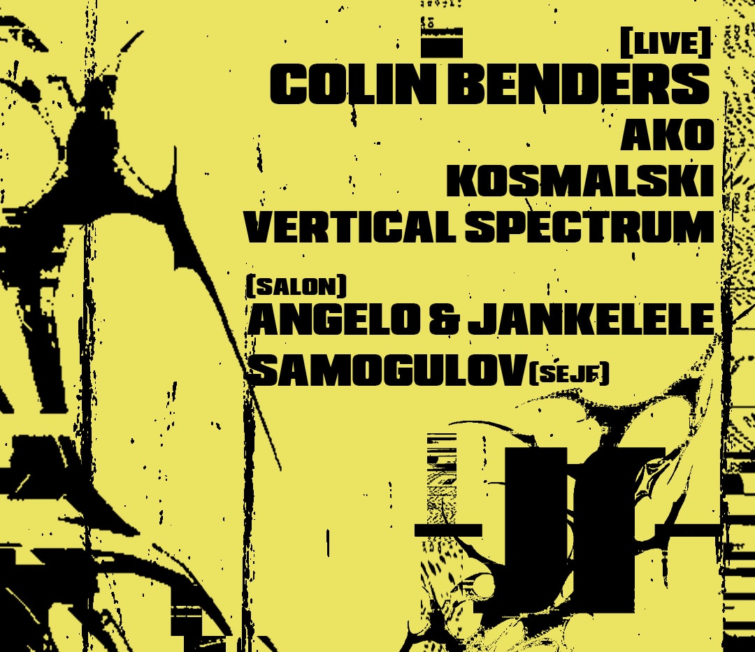 Going. |  J1 | Colin Benders [LIVE], AKO, Kosmalski, Vertical Spectrum / anGelo & Jankelele /  Samogulov - Jasna 1