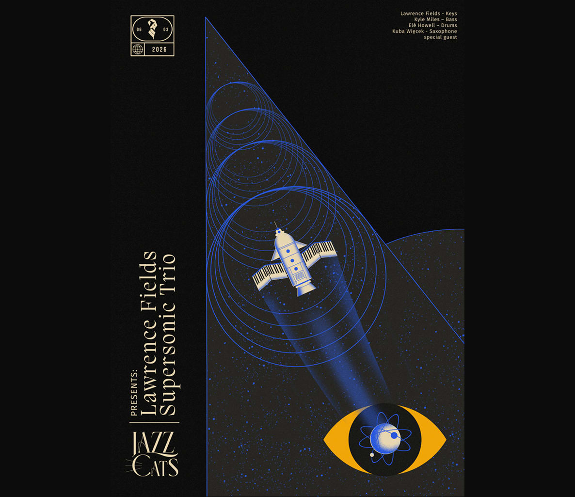 Going. | Kuba Więcek and Jazz Cats presents Lawrence Fields Supersonic Trio - Klub Jassmine