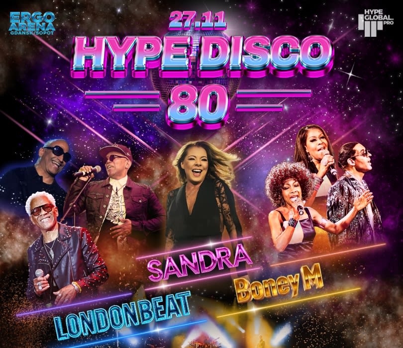Going. | Hype DISCO 80 Festiwal: Sandra, Londonbeat, Boney M - ERGO ARENA Gdańsk/Sopot