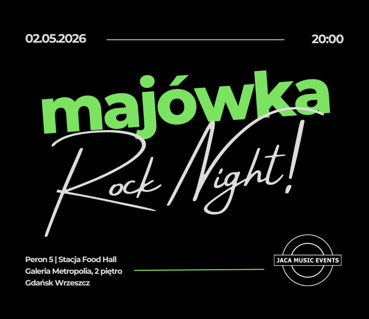 Going. | Majówka Rock Night - PERON 5 | Stacja Food Hall