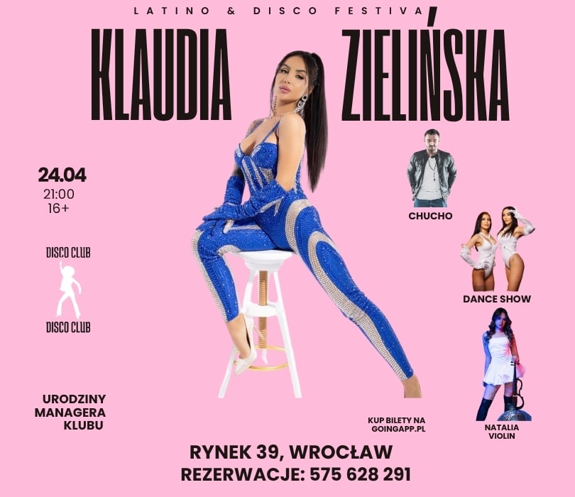 Going. | Klaudia Zielińska Latino & Disco Festival - Disco Club