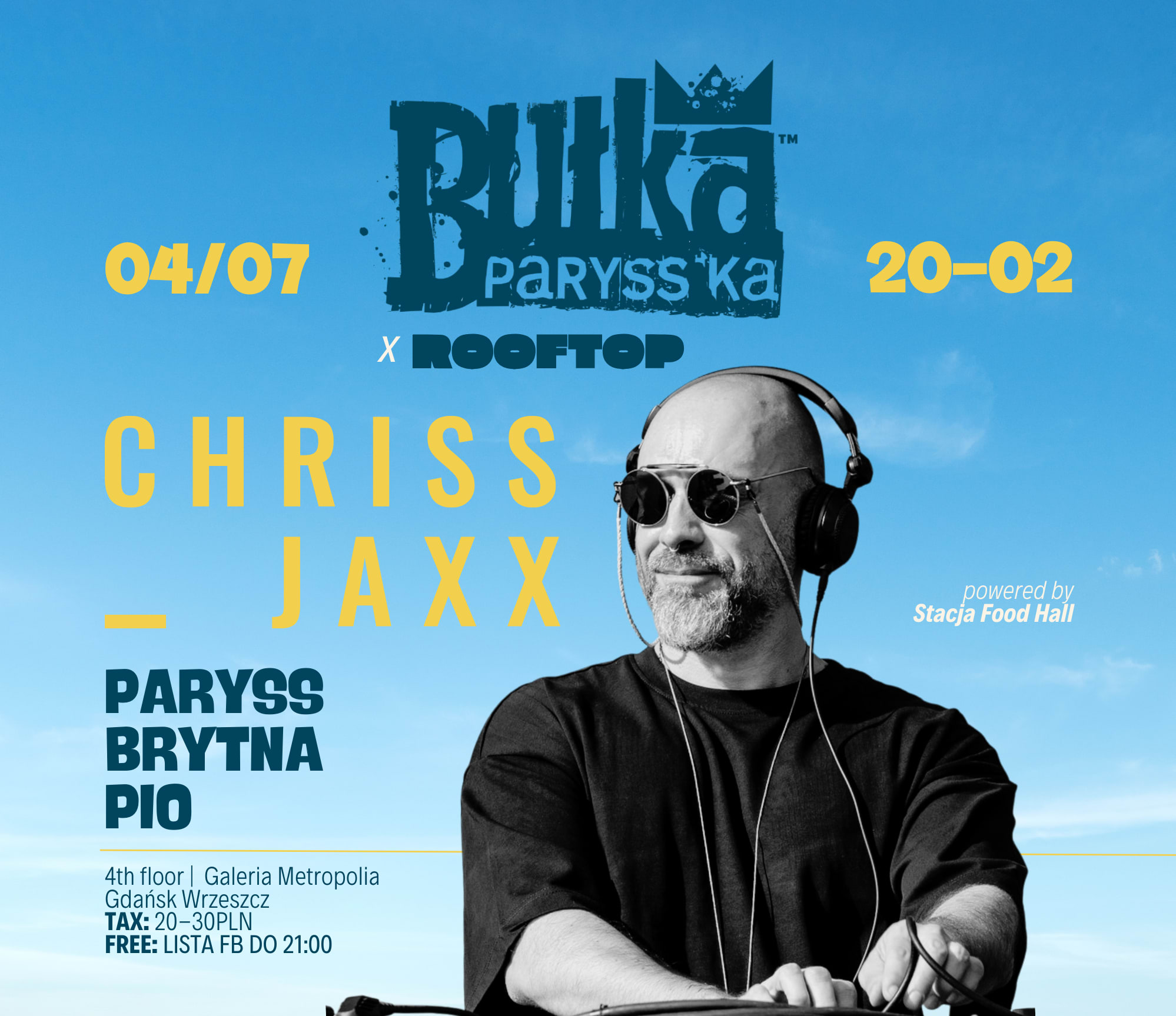 Going. | 4.07 BUŁKA PARYSS’KA NA DACHU — CHRISS JAXX (Homies Crew)  - Rooftop bar 'n' fun