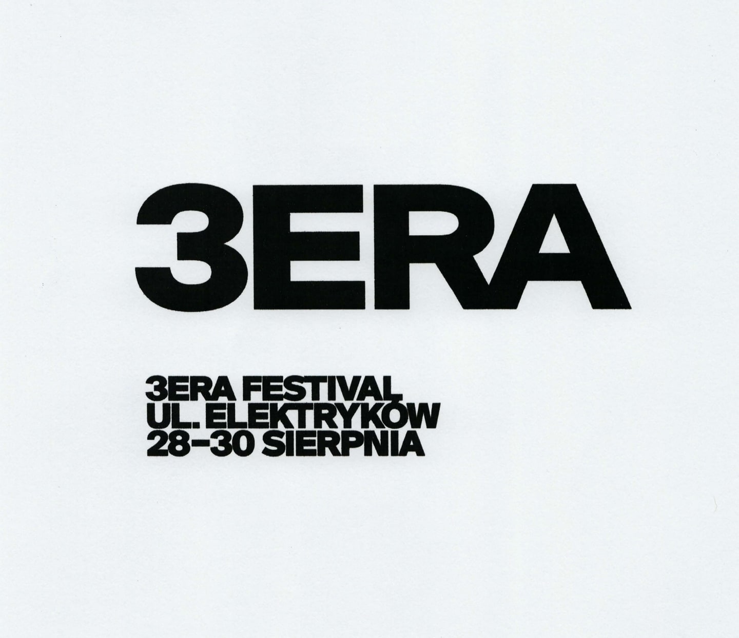 Going. | 3ERA FESTIVAL 2026 - Ulica Elektryków