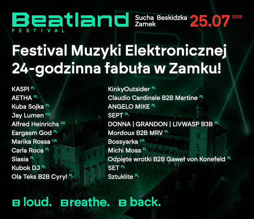 Going. | Beatland Festival - Zespół Zamkowo-Parkowy w Suchej Beskidzkiej